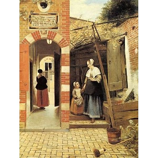 Pieter de Hooch - Der Hinterhof - 1.000 Teile (Puzzle)