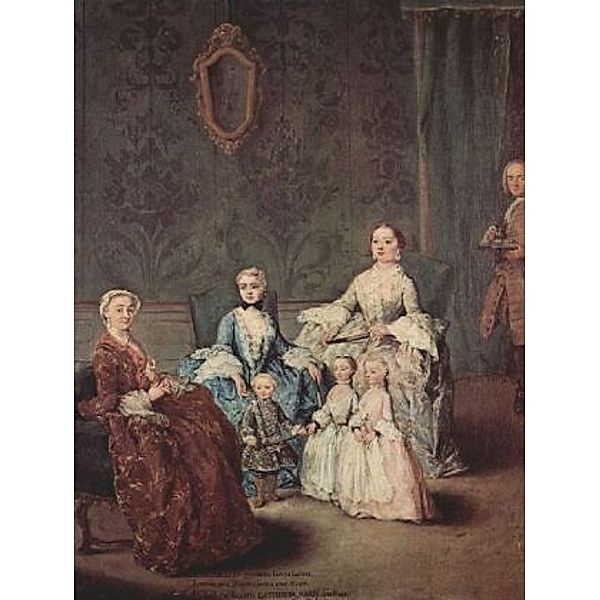Pietro Longhi - Porträt der Familie Sagredo - 2.000 Teile (Puzzle)