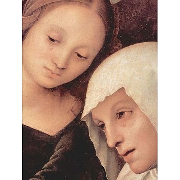 Pietro Perugino - Beweinung Christi, Detail: Maria Magdalena und Maria - 100 Teile (Puzzle)