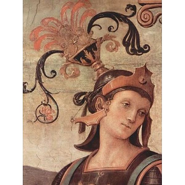 Pietro Perugino - Fortitudo und Temperantia mit antiken Helden, Detail - 200 Teile (Puzzle)
