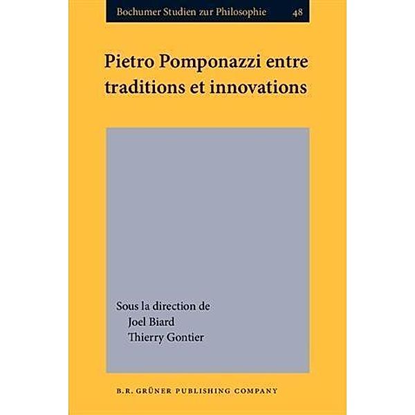 Pietro Pomponazzi entre traditions et innovations