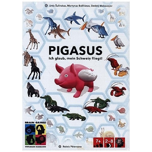 Asmodee, Brain Games Pigasus (Spiel), Urtis ulinskas, Martynas Balciunas, Dmitrij Makovejev