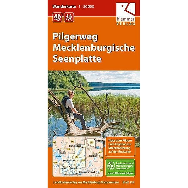 Pilgerweg Mecklenburgische Seenplatte 1 : 50 000