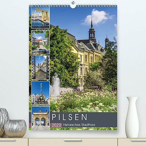 PILSEN Historisches Stadtherz (Premium-Kalender 2020 DIN A2 hoch), Melanie Viola