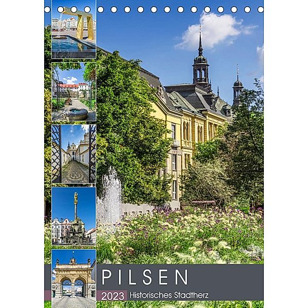 PILSEN Historisches Stadtherz (Tischkalender 2023 DIN A5 hoch), Melanie Viola