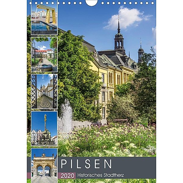 PILSEN Historisches Stadtherz (Wandkalender 2020 DIN A4 hoch), Melanie Viola