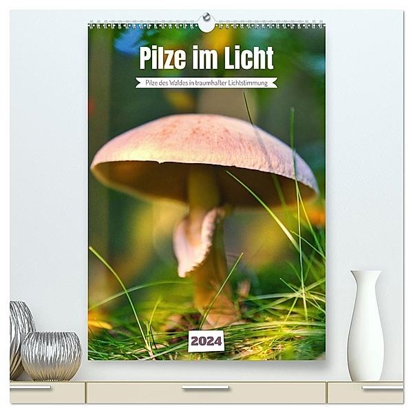 Pilze im Licht (hochwertiger Premium Wandkalender 2024 DIN A2 hoch), Kunstdruck in Hochglanz, Calvendo, Torsten Irmer