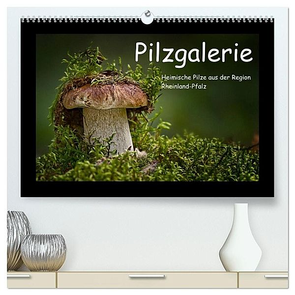Pilzgalerie - Heimische Pilze aus der Region Rheinland-Pfalz (hochwertiger Premium Wandkalender 2025 DIN A2 quer), Kunstdruck in Hochglanz, Calvendo, Beate Wurster