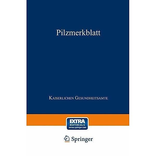 Pilzmerkblatt, Julius Springer