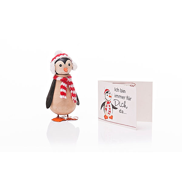 Pinguin Flocke in Geschenkbox