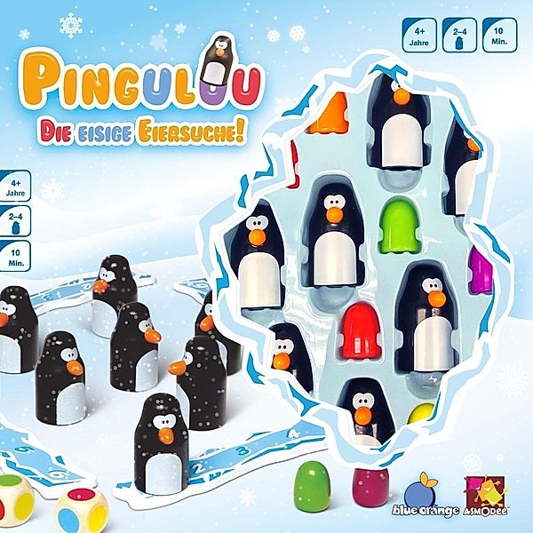 Asmodee Pinguluu - Die eisige Eiersuche! (Kinderspiel)