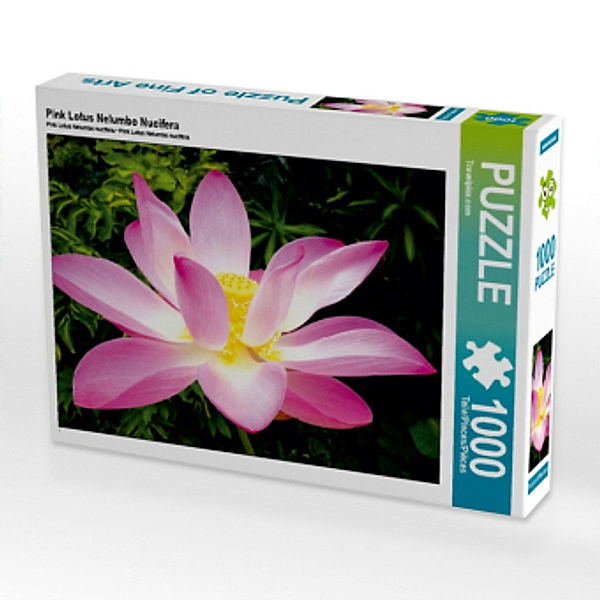 Pink Lotus Nelumbo Nucifera (Puzzle), Travelpixx.com