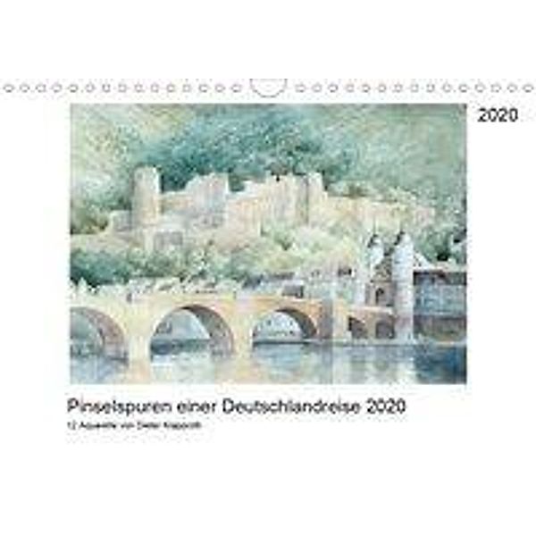 Pinselspuren einer Deutschlandreise - 12 Aquarelle von Dieter Klapproth (Wandkalender 2020 DIN A4 quer), Dieter Klapproth