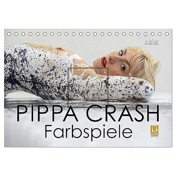 PIPPA CRASH - Farbspiele (Tischkalender 2024 DIN A5 quer), CALVENDO Monatskalender, Ulrich Allgaier (Ullision)