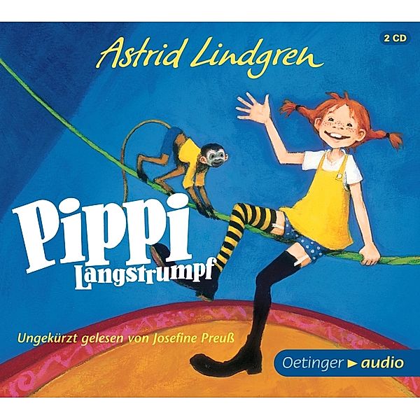 Pippi Langstrumpf 1,2 Audio-CD, Astrid Lindgren