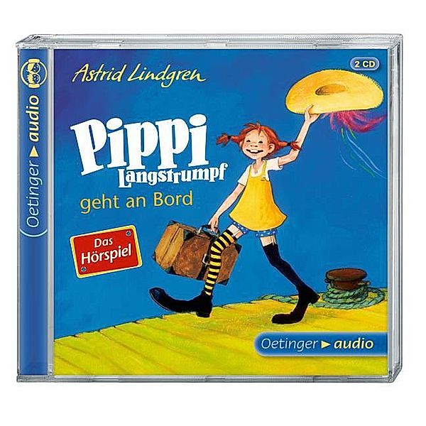 Pippi Langstrumpf 2. Pippi Langstrumpf geht an Bord,2 Audio-CD, Astrid Lindgren