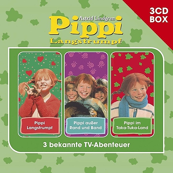 Pippi Langstrumpf - 3-CD Hörspielbox, 3 Audio-CDs, Astrid Lindgren