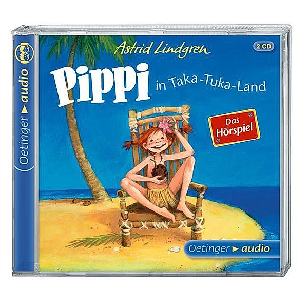 Pippi Langstrumpf 3. Pippi in Taka-Tuka-Land,2 Audio-CD, Astrid Lindgren