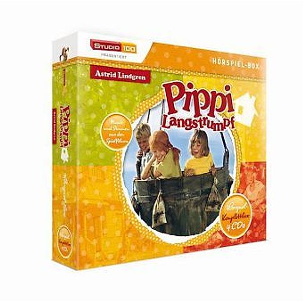 Pippi Langstrumpf, 4 Audio-CDs, Astrid Lindgren