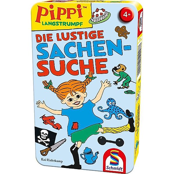 SCHMIDT SPIELE Pippi Langstrumpf, Die lustige Sachensuche