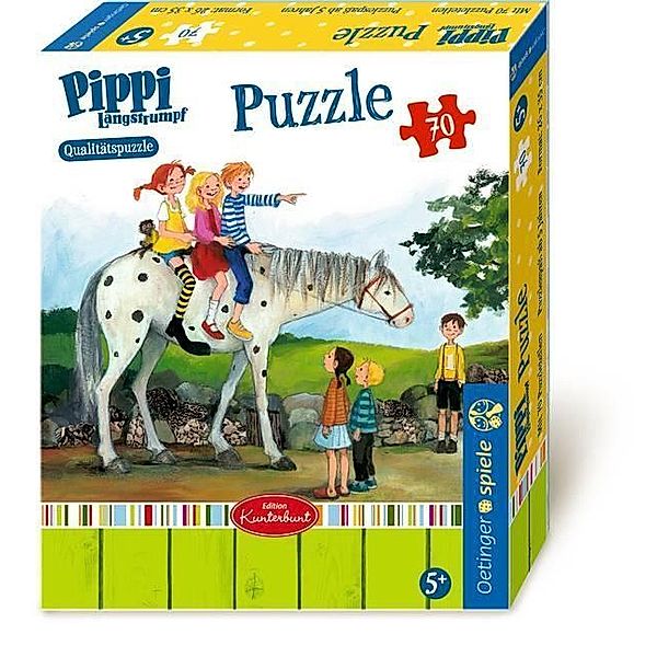 Pippi Langstrumpf (Kinderpuzzle), Astrid Lindgren