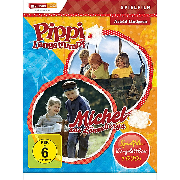 Pippi Langstrumpf / Michel aus Lönneberga - Spielfilm-Box, Astrid Lindgren