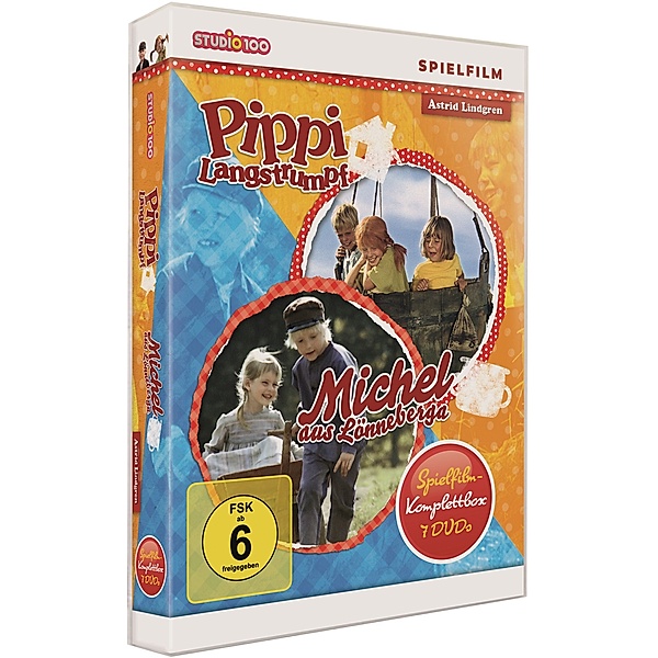 Pippi Langstrumpf / Michel aus Lönneberga - Spielfilm Komplettbox, Diverse Interpreten