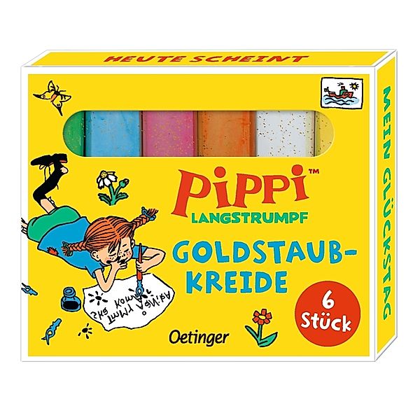 Oetinger Pippi Langstrumpf - Pippi Langstrumpf. Goldstaubkreide, Astrid Lindgren