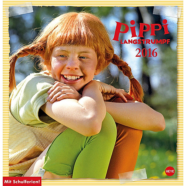 Pippi Langstrumpf Posterkalender 2016