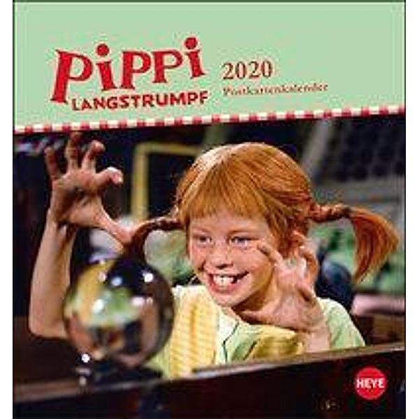 Pippi Langstrumpf Postkartenkalender 2020