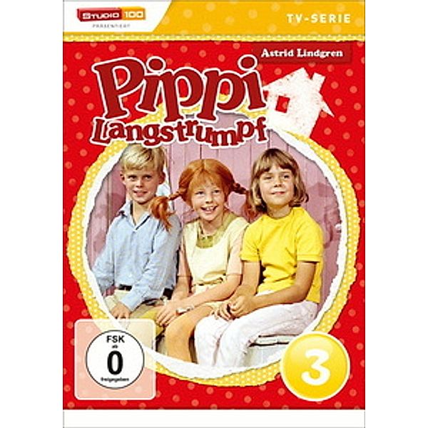Pippi Langstrumpf - TV-Serie, DVD 3, Astrid Lindgren
