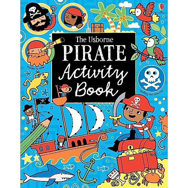 Pirate Activity Book, Usborne, Rosie Hore, Rebecca Gilpin, Lucy Bowman
