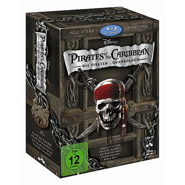 Pirates of the Caribbean 1 - 4 Box