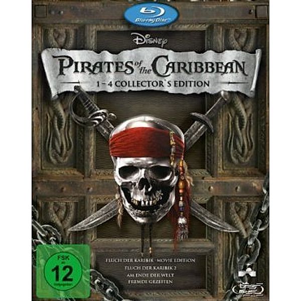 Pirates of the Caribbean 1 - 4 Collector's Edition