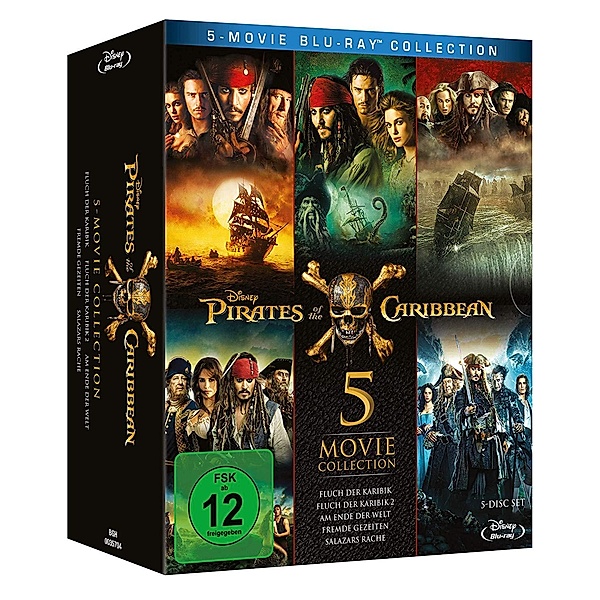 Pirates of the Caribbean 5 Movie Collection, Diverse Interpreten
