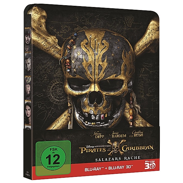 Pirates of the Caribbean: Salazars Rache - 3D-Version (Steelbook)