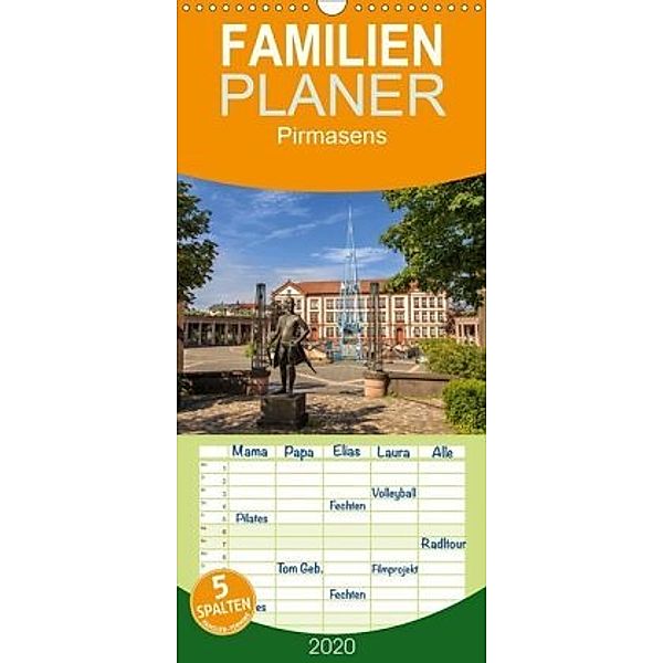 Pirmasens - Familienplaner hoch (Wandkalender 2020 , 21 cm x 45 cm, hoch), Andreas Jordan
