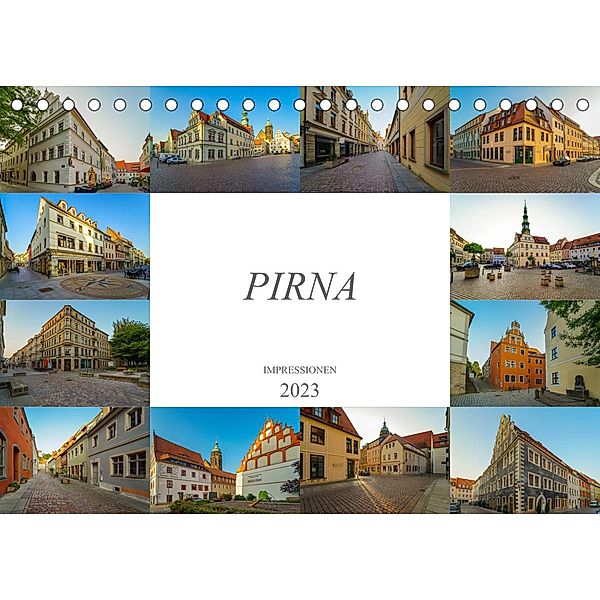 Pirna Impressionen (Tischkalender 2023 DIN A5 quer), Dirk Meutzner