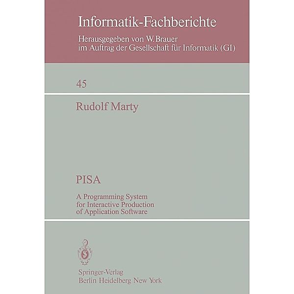 PISA / Informatik-Fachberichte Bd.45, R. Marty