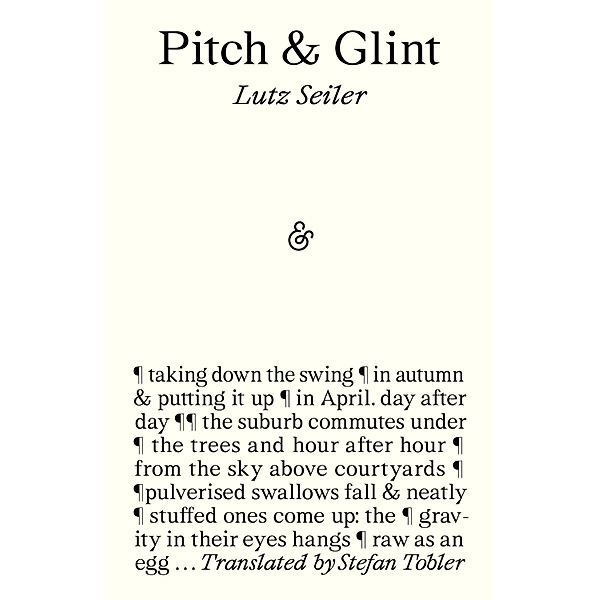 Pitch & Glint, Lutz Seiler