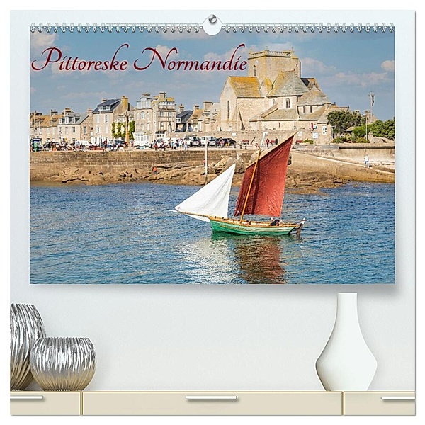 Pittoreske Normandie (hochwertiger Premium Wandkalender 2024 DIN A2 quer), Kunstdruck in Hochglanz, Barbara Homolka