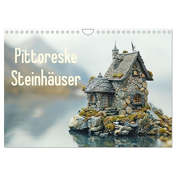 Pittoreske Steinhäuser (Wandkalender 2025 DIN A4 quer), CALVENDO Monatskalender, Calvendo, Liselotte Brunner-Klaus