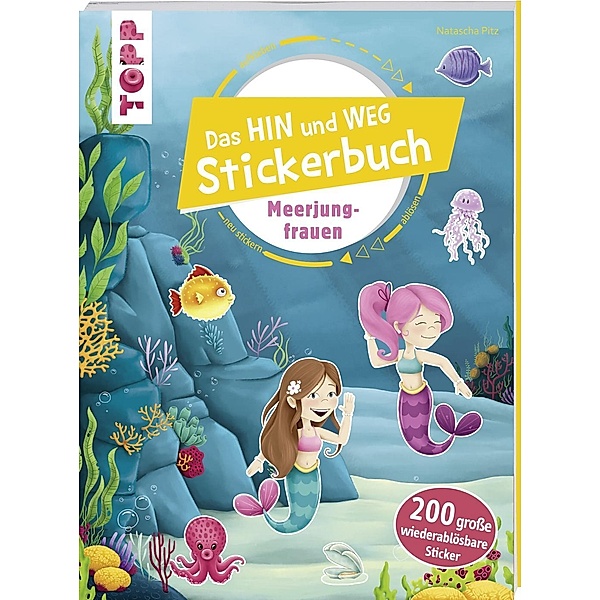 Pitz, N: Hin-und-weg-Stickerbuch Meerjungfrauen, Natascha Pitz