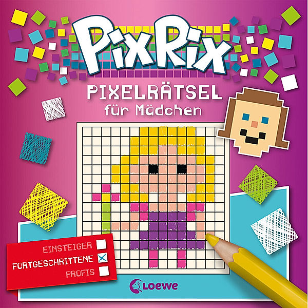 Pix Rix: Pixelrätsel für Mädchen (Fortgeschrittene)