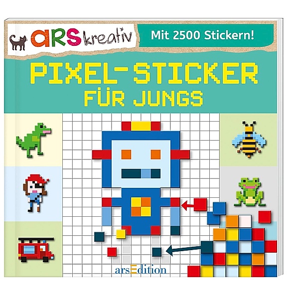 Pixel-Sticker für Jungs, Petra Schmidt