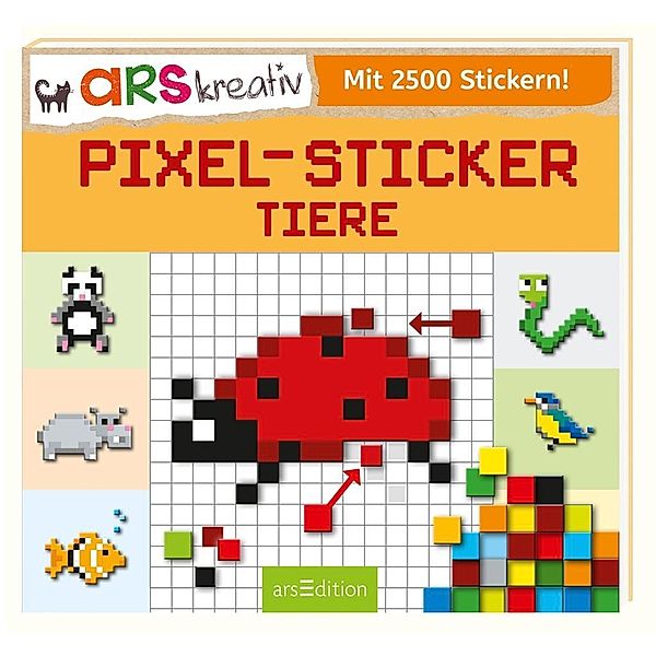 Pixel-Sticker Tiere