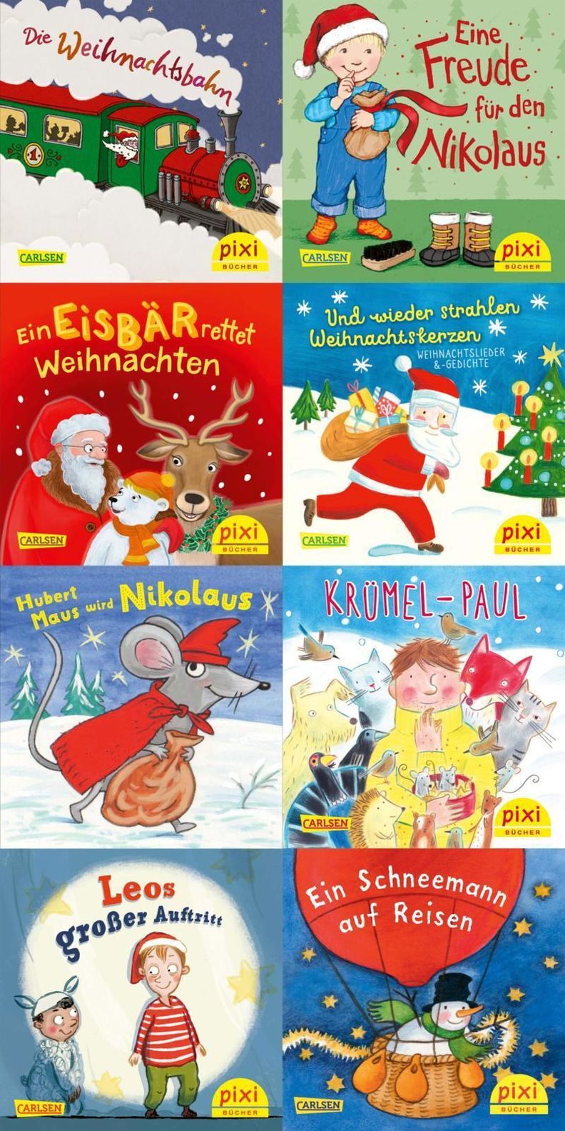Pixi-8er-Set 37: Frohe Weihnachten mit Pixi 8x1 Exemplar, 8 Teile Buch  jetzt online bei Weltbild.at bestellen