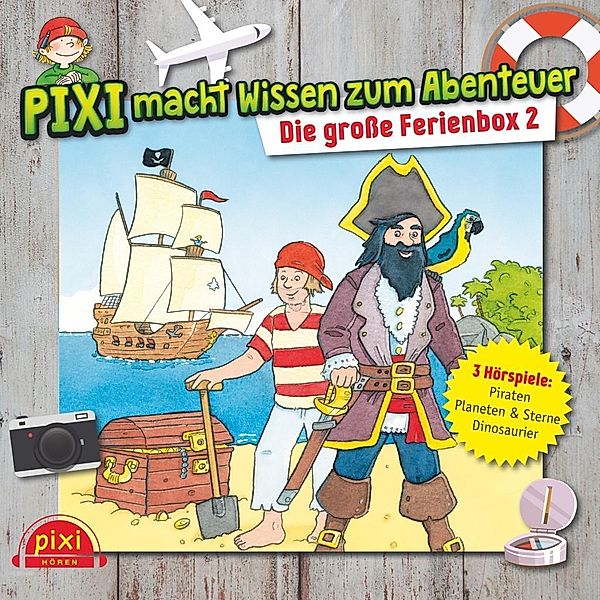 Pixi macht Wissen zum Abenteuer: Die grosse Ferienbox, 3 Audio-CDs, Melle Siegfried, Anke Riedel