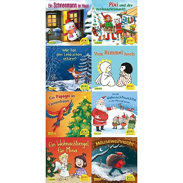 Pixi-Weihnachts-8er-Set 38: Zauberhafte Weihnachten mit Pixi (8x1 Exemplar), 8 Teile