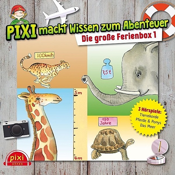 Pixi Wissen: Pixi macht Wissen zum Abenteuer: Die große Ferienbox 1.Box.1,Audio-CD, Pixi Wissen